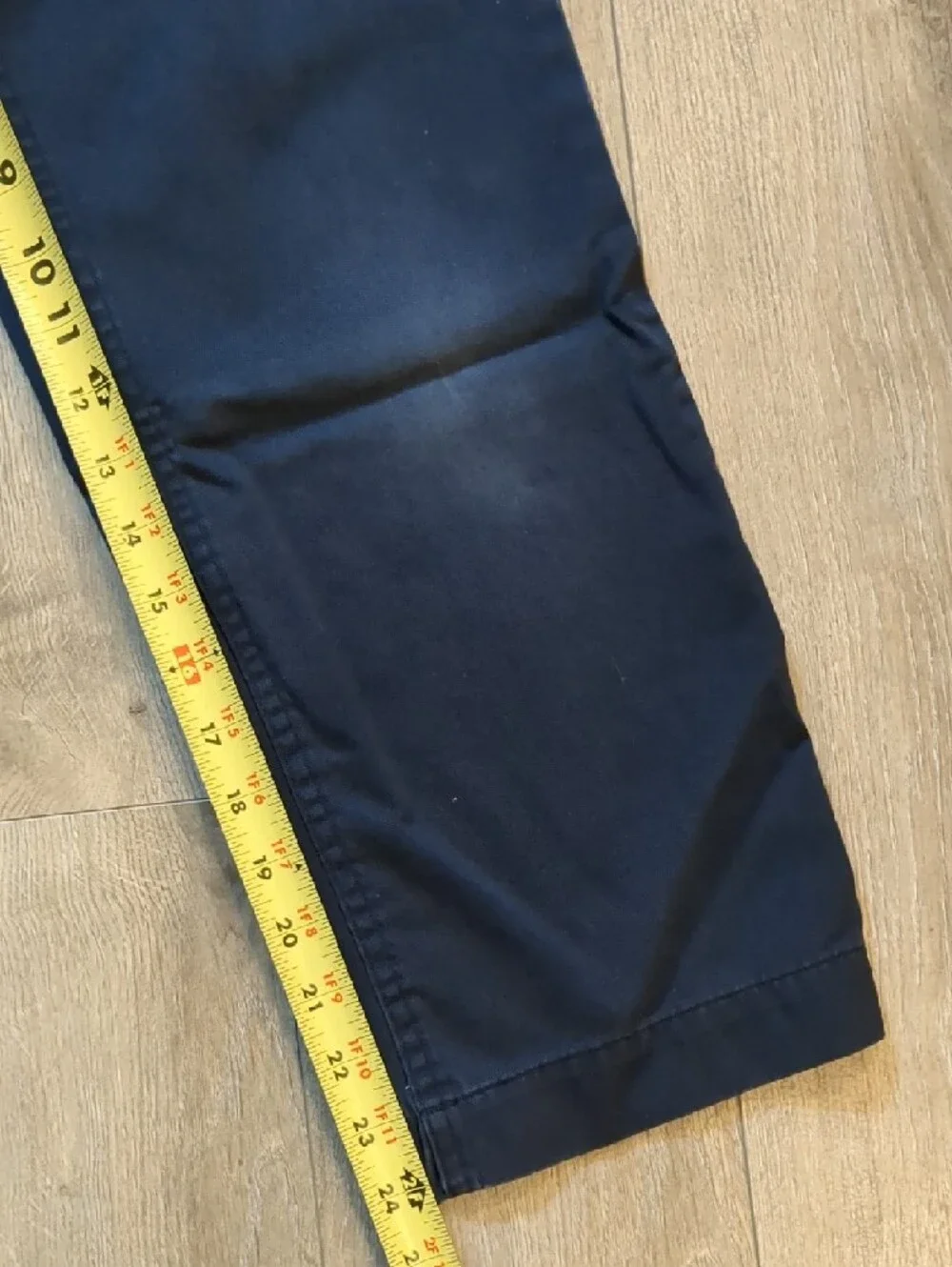 BOYS OLD NAVY VINTAGE WIDE LEG CHINOS (NAVY) SIZE 12 SLIM